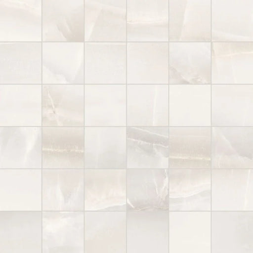 Akoya White 2x2 Matte Porcelain Mosaic