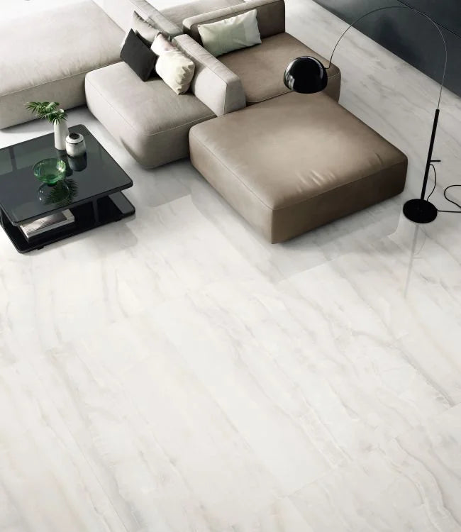 Akoya White 24x48 Polished Porcelain Tile