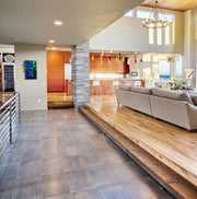 Alaska Gray 3D Honed 6x24 Panel Marble Ledger Stone