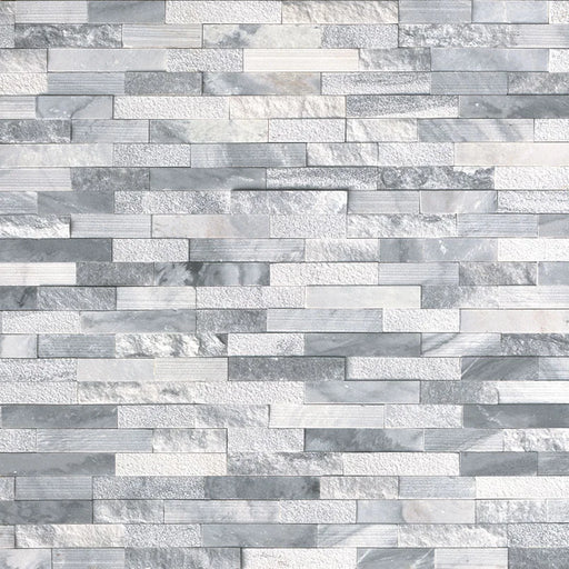 Alaska Gray Multi 6x18 Misc. Corner Marble Ledger Stone