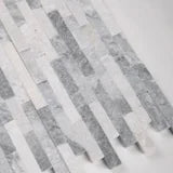 Alaskan Gray Splitface Pattern Marble Mosaic Tile