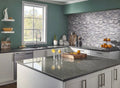 Alaskan Gray Splitface Pattern Marble Mosaic Tile