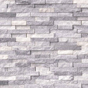 Alaskan Gray Splitface Pattern Marble Mosaic Tile