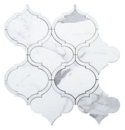 Alice Pearl Calacatta White 1x2 Marble Mosaic