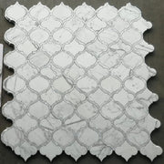 Alice Pearl Calacatta White 1x2 Marble Mosaic