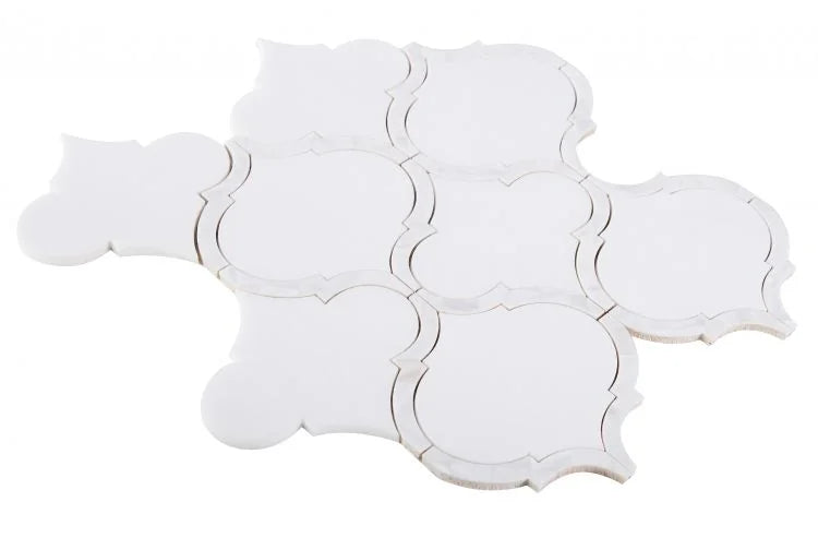 Alice Pearl Thassos New 1x2 Mosaic