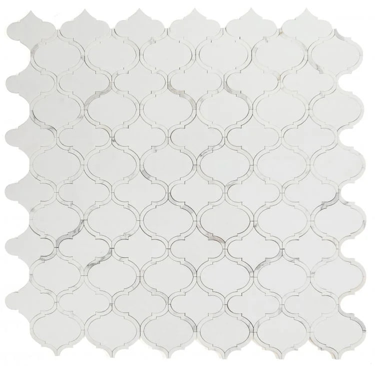 Alice Precious Bianco 1x2 Mosaic