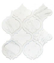 Alice White Marble and Glass Mosaic