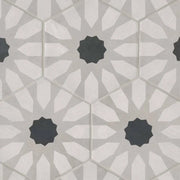 Allora Fiore 8.5x10 Hex Deco M Ceramic Tile