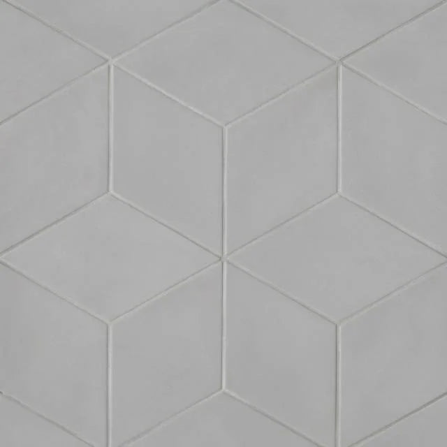 Allora Rhom Solid Grey 12.75x7.5 Ceramic Field Tile