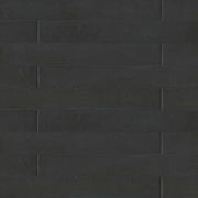 Allora 24x3 Matte Solid Black Ceramic Tile