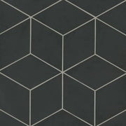 Allora Solid Black 7.5x12.75 Rhom Ceramic Wall Tile