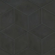 Allora Solid Black 7.5x12.75 Rhom Ceramic Wall Tile