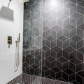 Allora Solid Black 7.5x12.75 Rhom Ceramic Wall Tile