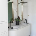 Allora Solid White 24x3 Matte Ceramic Tile