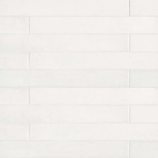 Allora Solid White 24x3 Matte Ceramic Tile