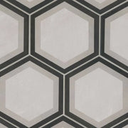 Allora Telaio 10x8.5 Hex Deco Ceramic Tile