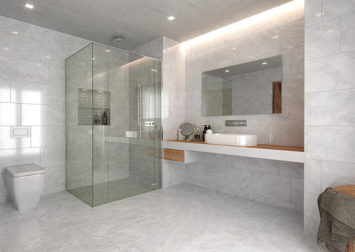 Alpha Bianco 2x2 Matte Porcelain Mosaic Tile