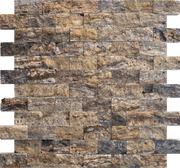 Alpine 7x19.75 Split-Face Travertine Ledger Stone