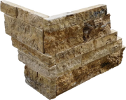 Alpine 7x19.75 Split-Face Travertine Ledger Stone