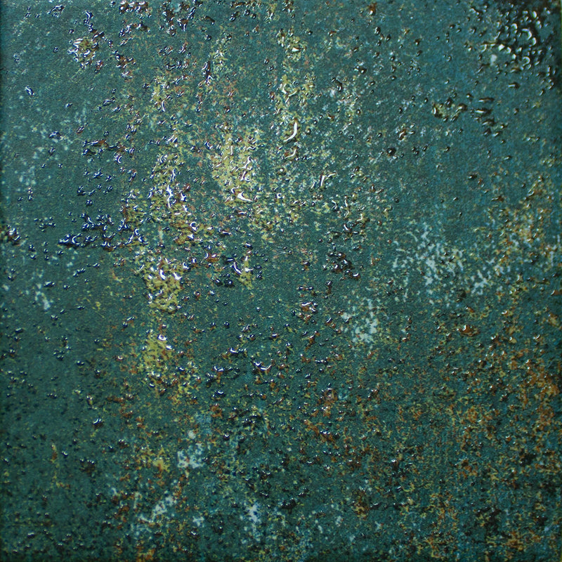 Altai Green 6x6 Porcelain Waterline Tile