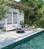 Altai Green 6x6 Porcelain Waterline Tile