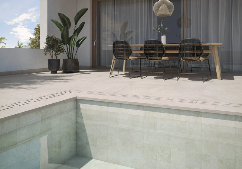 Altai Sand 6x6 Porcelain Waterline Tile