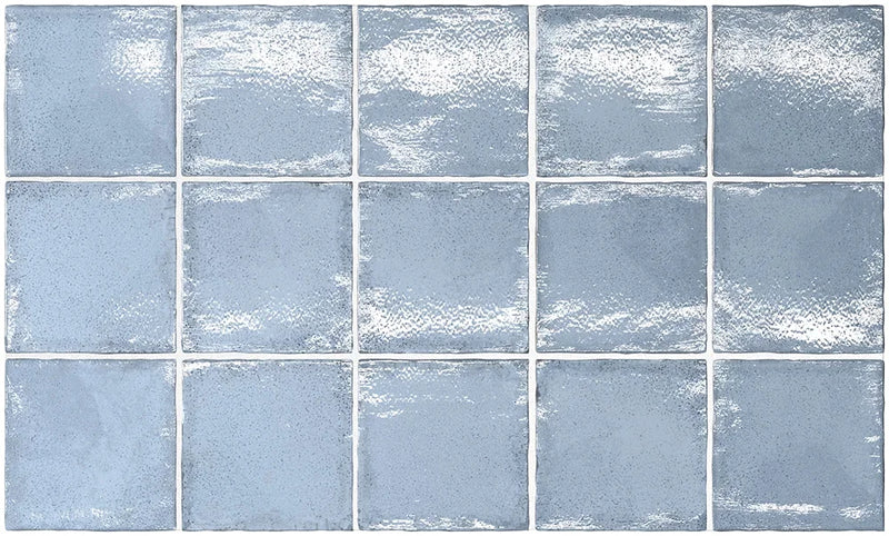 Altea Ash Blue 4x4 Glossy Ceramic Tile