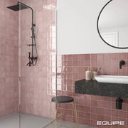 Altea Dusty Pink 4x4 Glossy White Body Ceramic Tile
