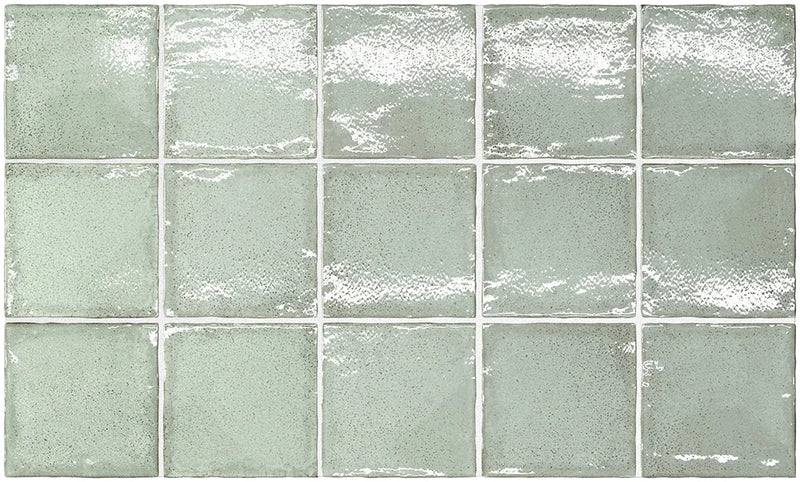 Altea Matcha 4x4 Glossy White Body Ceramic Tile