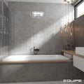 Altea Smoke 3x6 Subway Glossy White Body Ceramic Tile