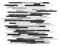 Alumix Linear Aluminum Glass Mosaic Blend