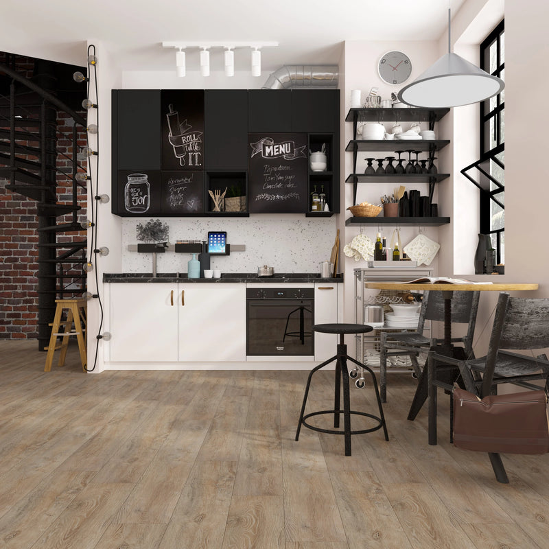 Amare Revered Ecru 7x60 EIR Painted‑Bevel 20mil SPC Wood Look Vinyl Flooring