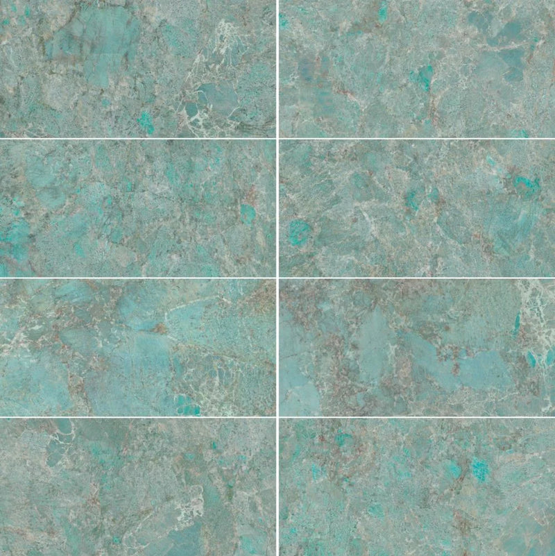 Amazonite 23.6x47.2 Polished Porcelain Tile