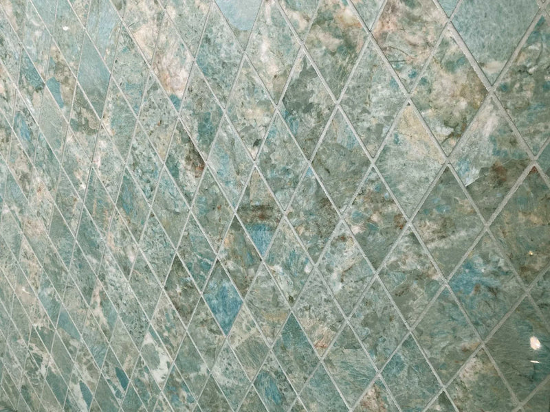Amazonite Diamonds 11.8x11.8 Special Order Porcelain Mosaic