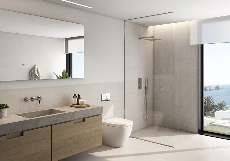 Pro Ivory 35x35 Rectified Polished Porcelain Tile