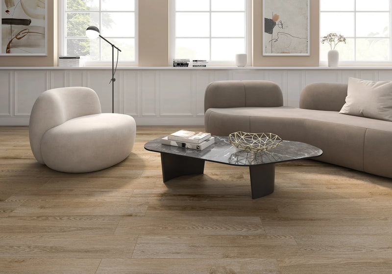 Boheme Walnut 8x35 Glazed Porcelain Tile