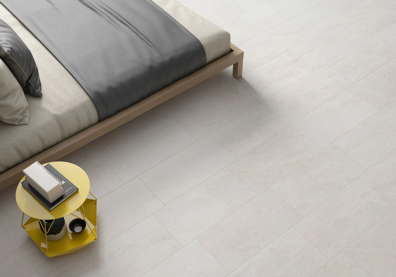 Weston US White 12x24 Glazed Ceramic Floor Tile