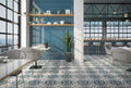 Casablanca Heritage Blue 8x8 Stoneware Tile