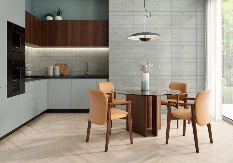 Aura Aquamarine Bg 4x12 Ceramic Wall Tile