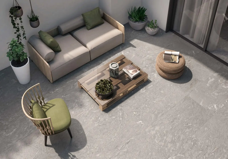 Zen Stone Silver 24x48 Glazed Porcelain Tile