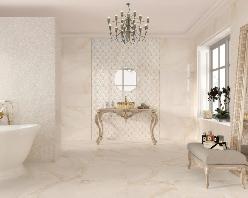 Selene Arabesque Light 11.8x35.4 Porcelain Tile