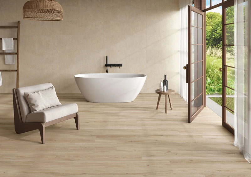 5x64 Lagom Roble 10.5x64 Glazed Porcelain Tile — Solidshape