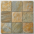 Amber Gold 12x12 Gauged Quartzite Tile close-up