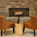 Amber Gold 24x6 Split Face Marble Ledger Corner
