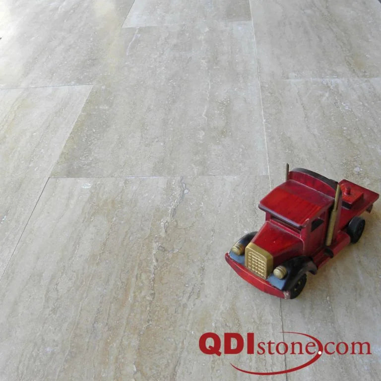 Ancient Castle 16x24 Tumbled Travertine Tile