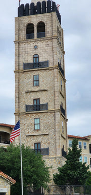 Ancient Castle Irregular Travertine Veneer Corner Ledger Stone