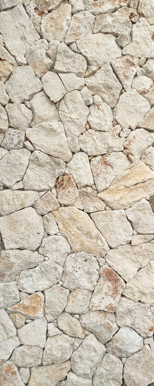 Ancient Castle Irregular Travertine Veneer Corner Ledger Stone