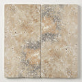 Ancient Castle Travertine Paver 12x24 Tumbled 2 inch close-up