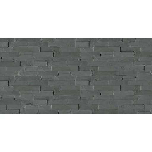 Andhra Black 24x6 NC Quartzite Ledger Panel